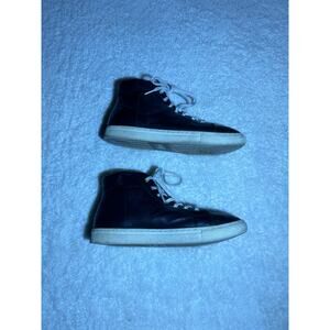 $150 Polo Ralph Lauren Dree Nappa‎ Leather High-Top Sneaker Size 6B